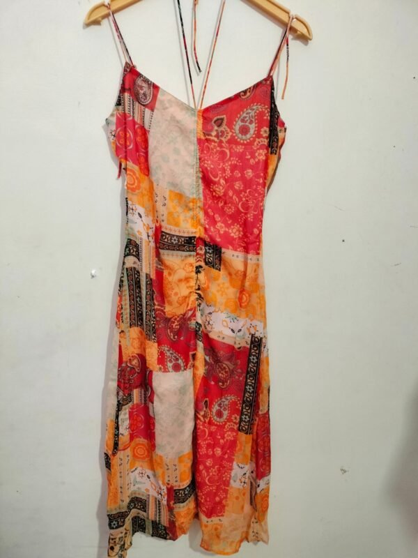 Women Floral Chekered Dress